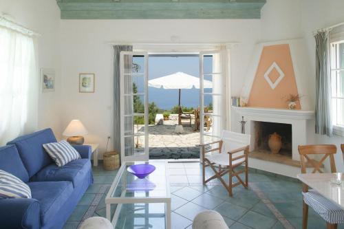 Posezení v ubytování Agios Nikitas Villas
