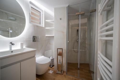 Koupelna v ubytování ΜΚ Αpartment 2ΥΔ - Nikea Metro