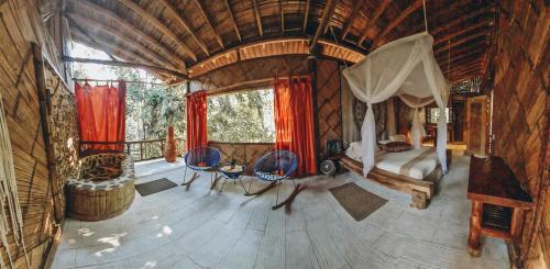 Ruang duduk di EntreAguas Ecolodge