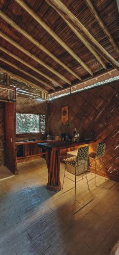 Ruang duduk di EntreAguas Ecolodge