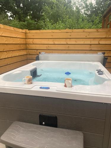 Fox Lodge at Owlet Hideaway - with Hot Tub, Near York photo 10