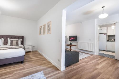 Ένα ή περισσότερα κρεβάτια σε δωμάτιο στο Hillora Hotel Buyukada