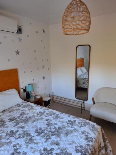 Ein Bett oder Betten in einem Zimmer der Unterkunft Casa de las Dunas