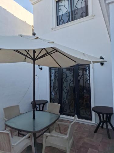 Ein Patio oder anderer Außenbereich in der Unterkunft Casa de las Dunas