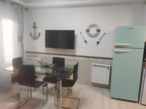 Kuchyň nebo kuchyňský kout v ubytování Casita playa
