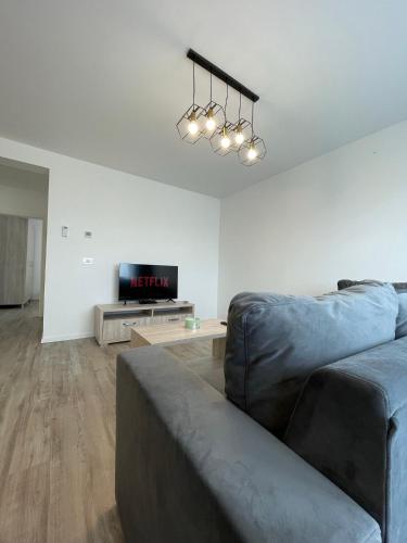Телевизор и/или развлекательный центр в Andreeas Apartaments