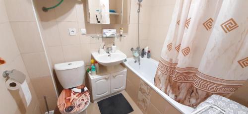Ένα μπάνιο στο Apartman Sandy Prestige