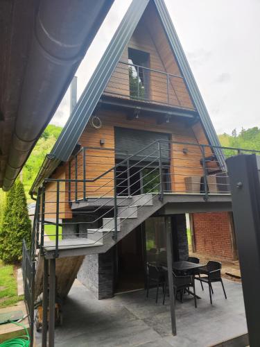 Balkoni atau teres di Vikendica Villa Natasa