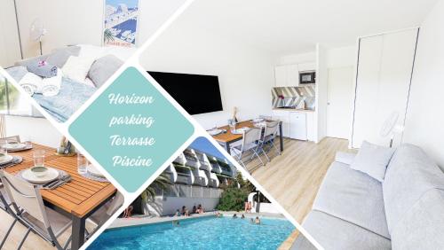 Horizon Piscine, Clim WIFI Parking Cosy 3min de l'étang top prosConciergerie