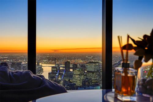 a view of a city skyline from a skyscraper at Tammex Luxury Properties - Melbourne Square in Melbourne