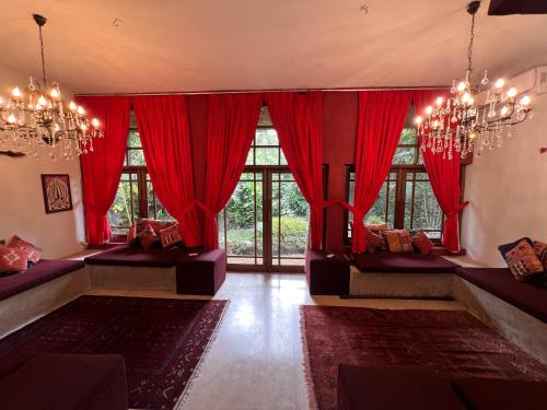 Un lugar para sentarse en Marrakech Villa