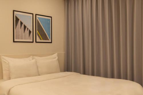 Object AanK Hotel Gumiにあるベッド