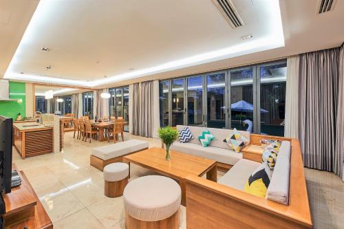 Χώρος καθιστικού στο Ocean Sunny Villas Da Nang
