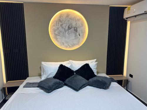 Postel nebo postele na pokoji v ubytování Hotel LAX78