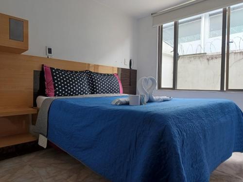 Ліжко або ліжка в номері Hotel Bonaire