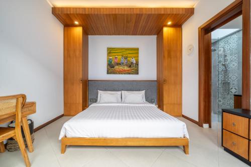 Postel nebo postele na pokoji v ubytování Luxury 2BR Villa in Canggu