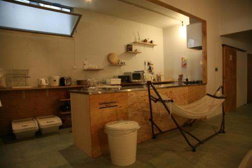 Η κουζίνα ή μικρή κουζίνα στο Guest House MARUYA