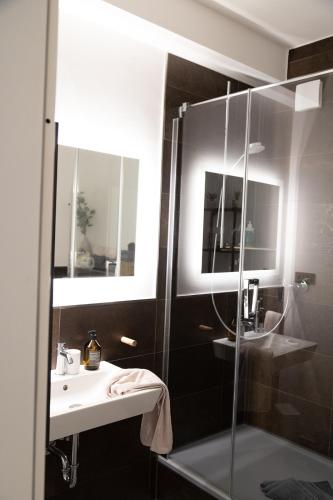 Ванная комната в Frühstückshotel Fürstenwerth