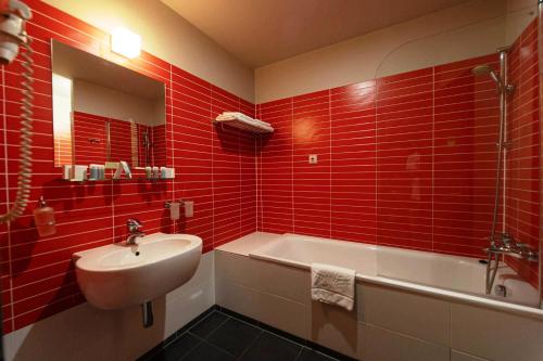 Boutique hotel Zlaty Dukatにあるバスルーム