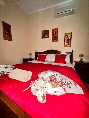 Ένα ή περισσότερα κρεβάτια σε δωμάτιο στο Hotel Costa Blu