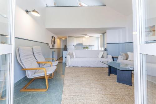 Χώρος καθιστικού στο Emma House, Moneglia, Wifi