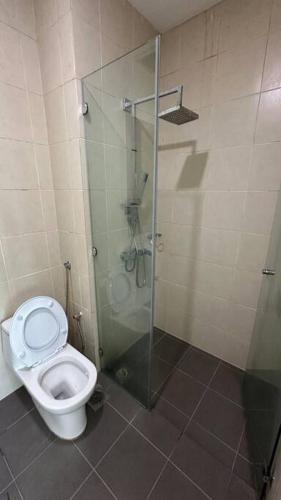 Bilik mandi di Southbay Seaview Condo A10 10minQueensbay 10minSpice