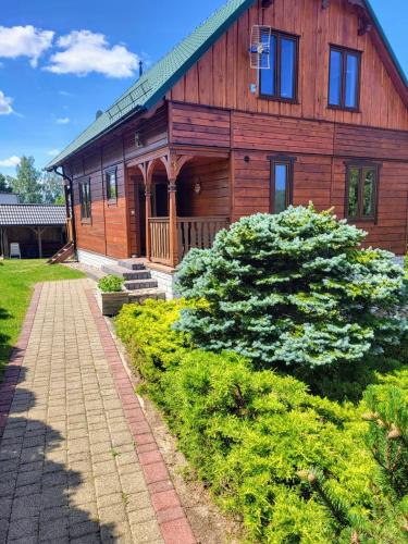 Kaszubskie Zacisze 2 dom nad jeziorem, sauna, balia ogrodowa