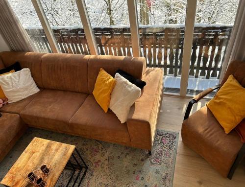 Χώρος καθιστικού στο Chalet Du Bois IV