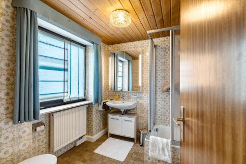 Koupelna v ubytování Haus Seiler