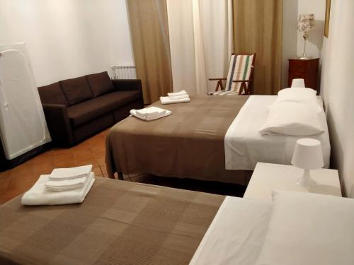 Posteľ alebo postele v izbe v ubytovaní Casa Donna Razietta - Natura e relax