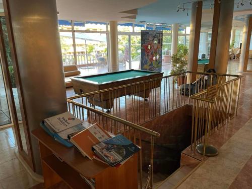 Biliár nebo kulečník v ubytování Park Hotel Perla