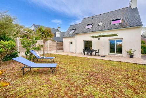 Maison pour 4 adultes, 1 enfant à 200m de la plage