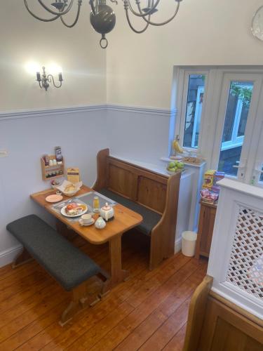 Et opholdsområde på The Courtyard Guest House