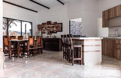 Kuchyň nebo kuchyňský kout v ubytování Casa Rouse Botanic