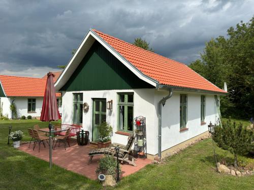 Κήπος έξω από το Ferienhaus Barlin 2