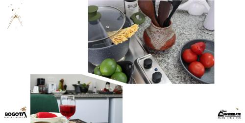 Makanan di atau berdekatan apartmen
