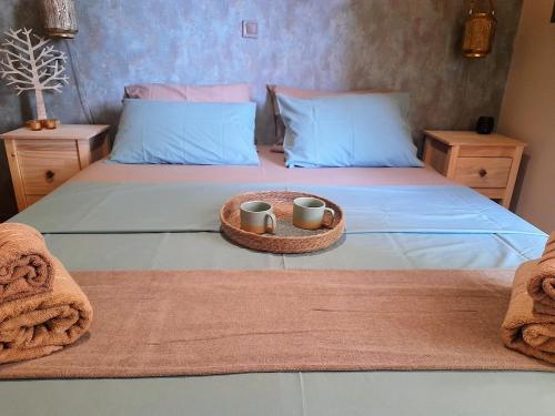 Ein Bett oder Betten in einem Zimmer der Unterkunft SeaView Backyard