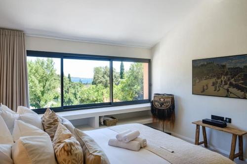 Triplex vue mer 100m plage Golfe de St Tropez