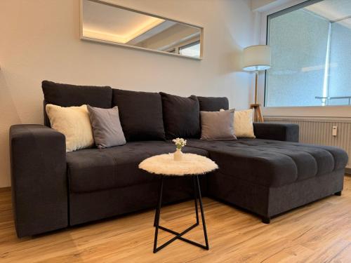 Χώρος καθιστικού στο Ferienwohnung Brilon - Willingen