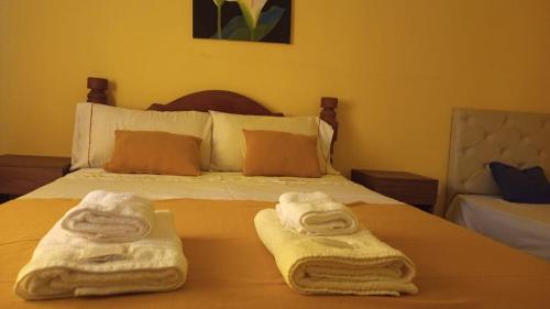 Postel nebo postele na pokoji v ubytování Cordon del Velazco1