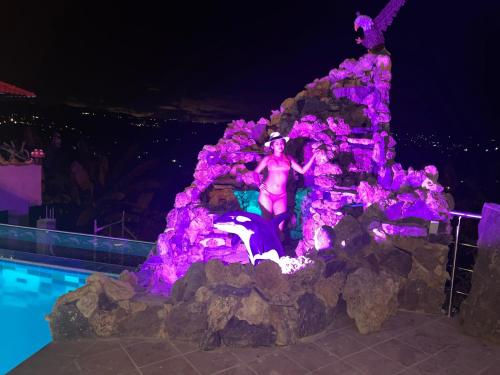 Kolam renang di atau dekat dengan Eco Hotel Campestre Atlantis San Joaquín La Mesa