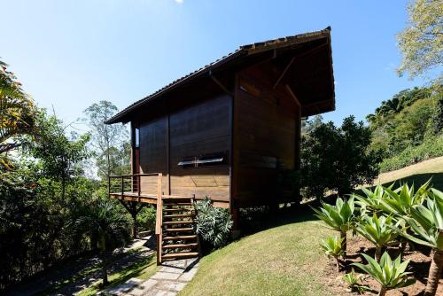 Taman di luar Chalé em Areal com Vista Panorâmica | PE 17