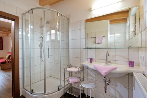 Kúpeľňa v ubytovaní Ferienwohnungen Kircher