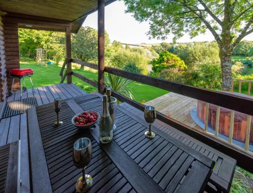 Balkón nebo terasa v ubytování Ta Mill Cottages & Lodges - Brookview Lodge 1