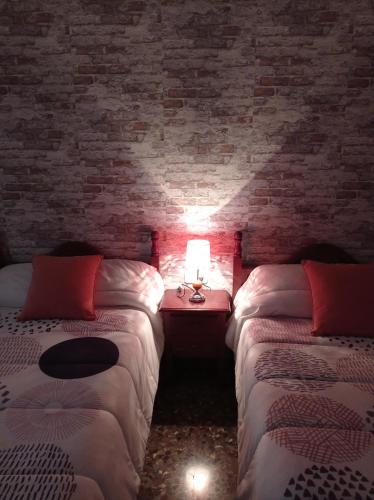 Postel nebo postele na pokoji v ubytování Feriado, apartamento con parking incluido