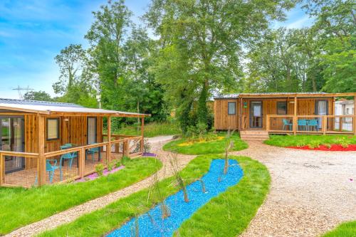 Zahrada ubytování Camping Le Parc de Paris