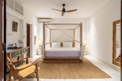 Ένα ή περισσότερα κρεβάτια σε δωμάτιο στο VillaJewel Bali