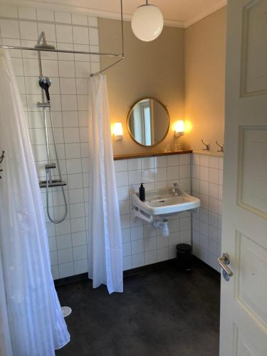 Koupelna v ubytování Hotell Stensborg