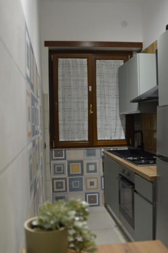 Nhà bếp/bếp nhỏ tại Casa Chiara-Holiday House Appartamento in centro