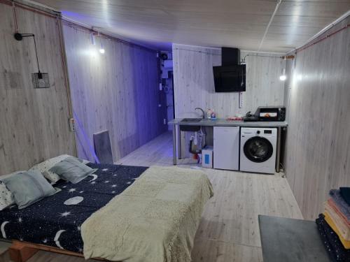 Postel nebo postele na pokoji v ubytování Luxury Apartament in Chisinau